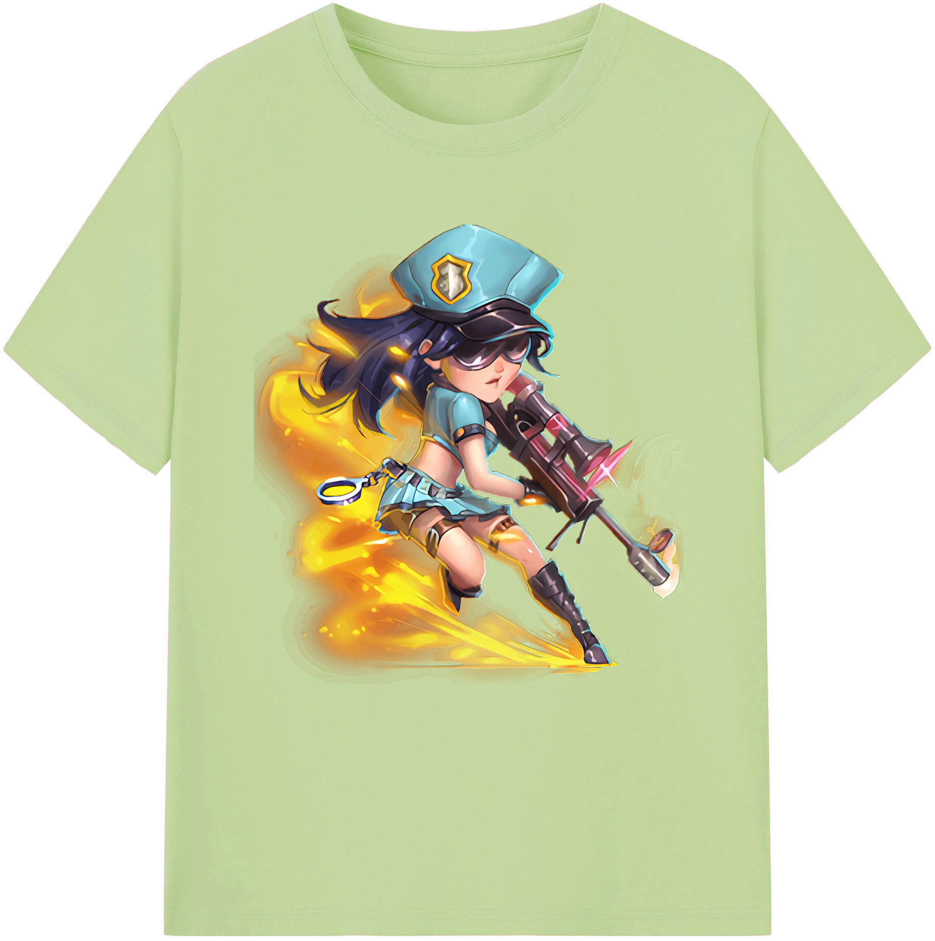 リーグ・オブ・レジェンド League of Legends LOL 綿100％半袖Tシャツ（フロントプリント）